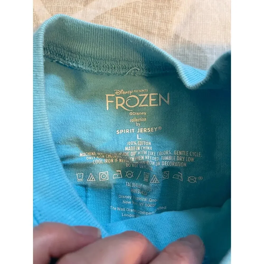 Disney spirit jersey frozen let it go the broadway‎ musical women’s large